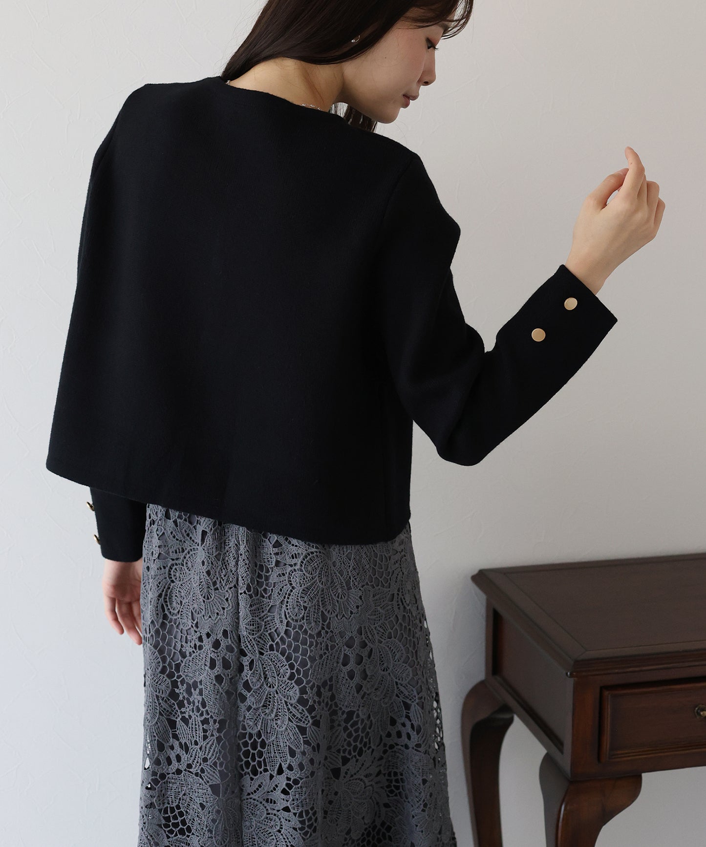 【TIME SALE】Ⅴネックニットジャケット