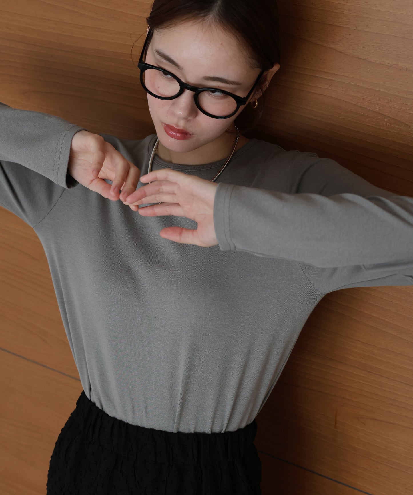 クルーネックTシャツ[ J by blue ]【ネコポス】