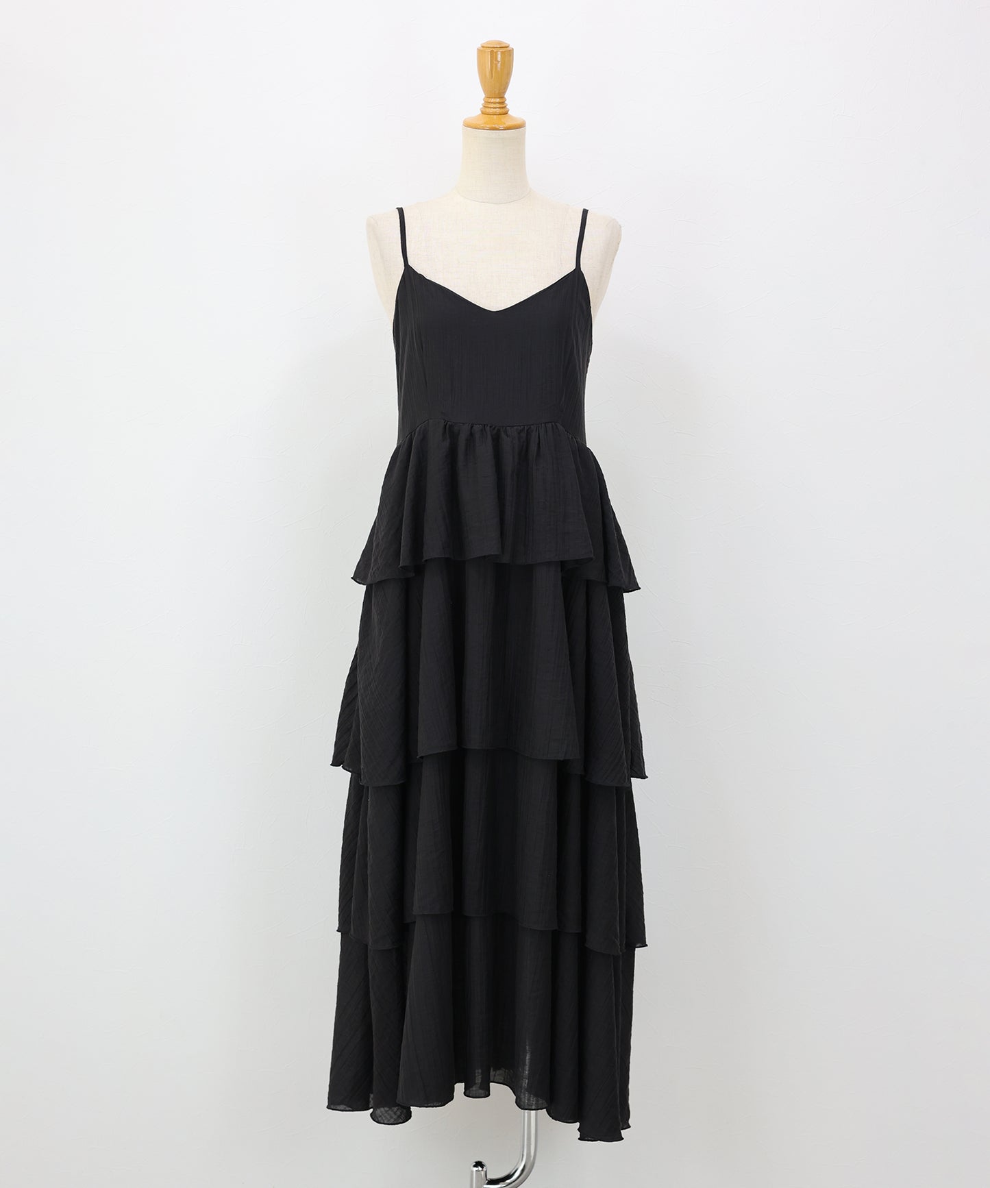 【早割5％OFF】シアーティアードキャミワンピース