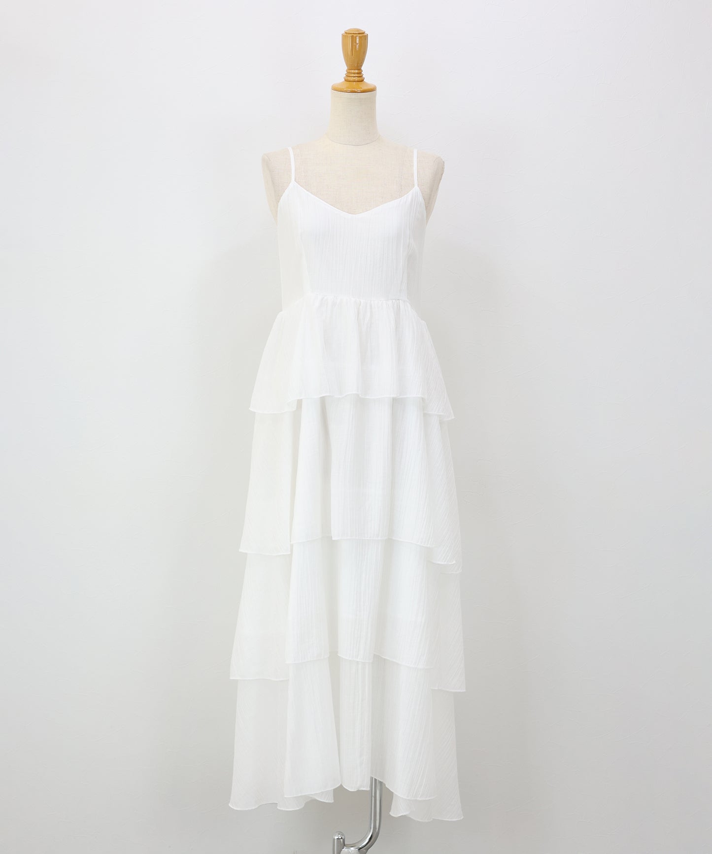 【早割5％OFF】シアーティアードキャミワンピース