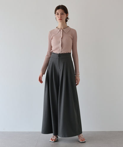 【SALE】ウエストレースワイドパンツ[J by blue]