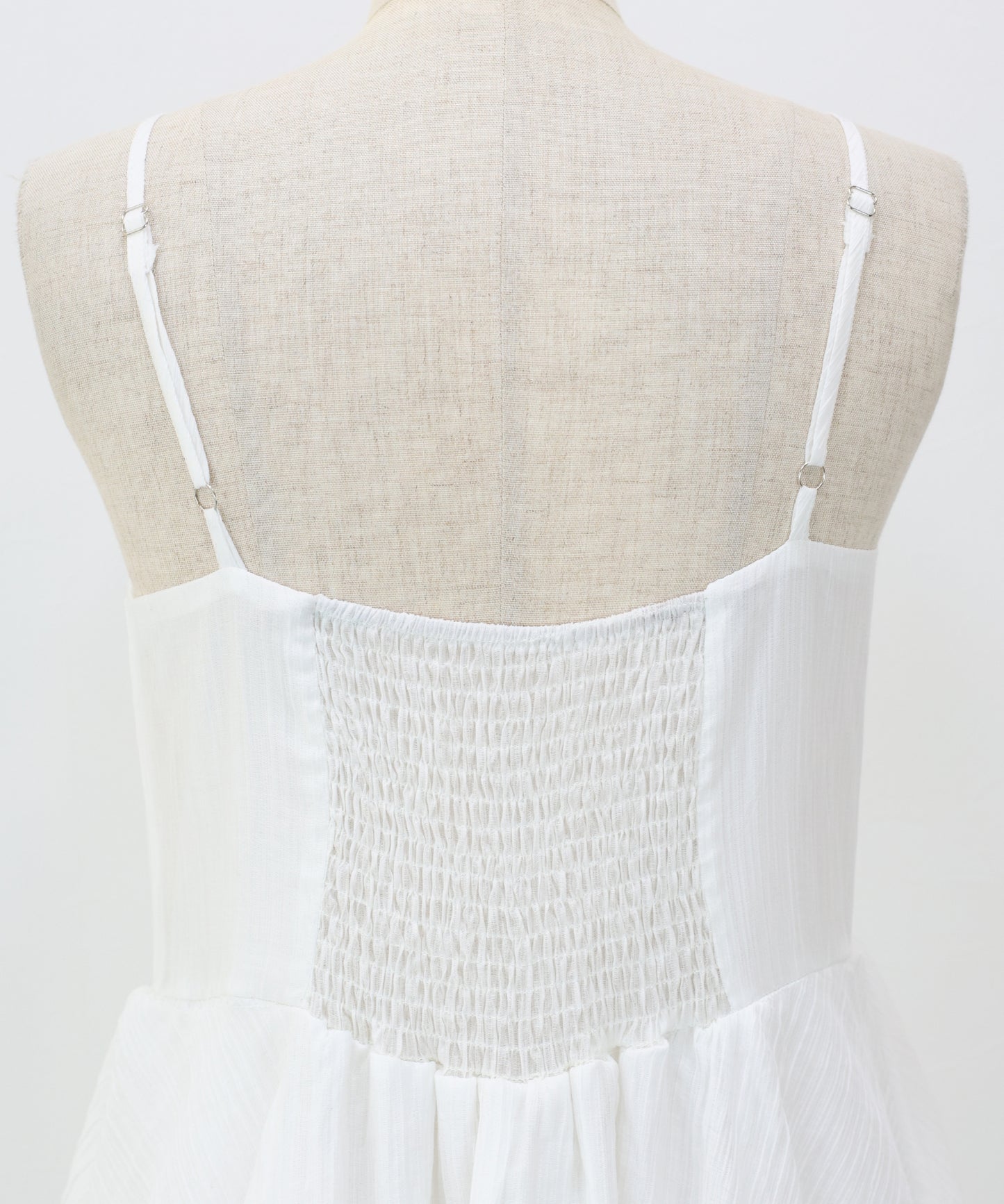 【早割5％OFF】シアーティアードキャミワンピース