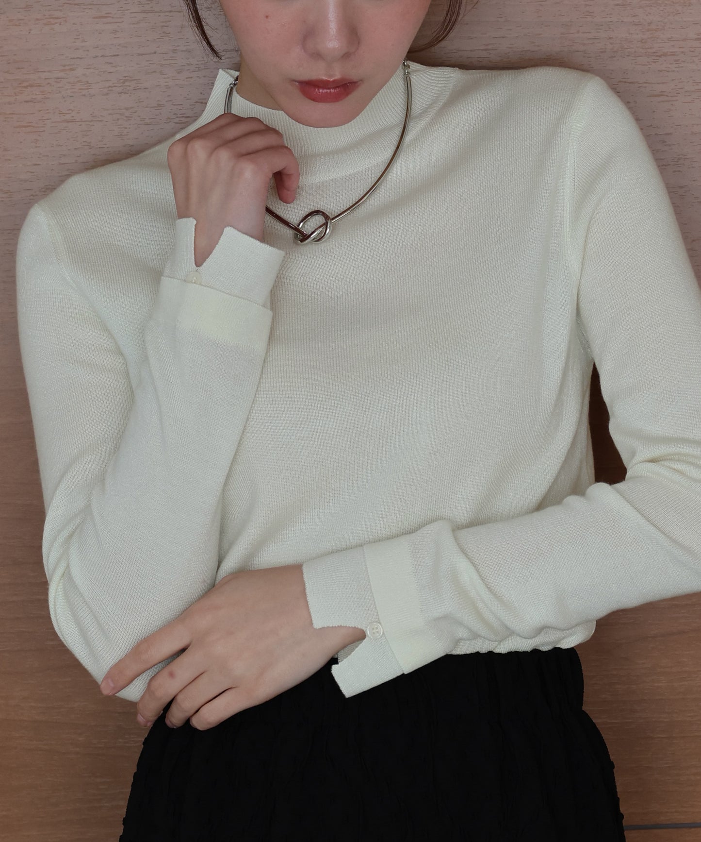 ハイネックニット[ J by blue ]