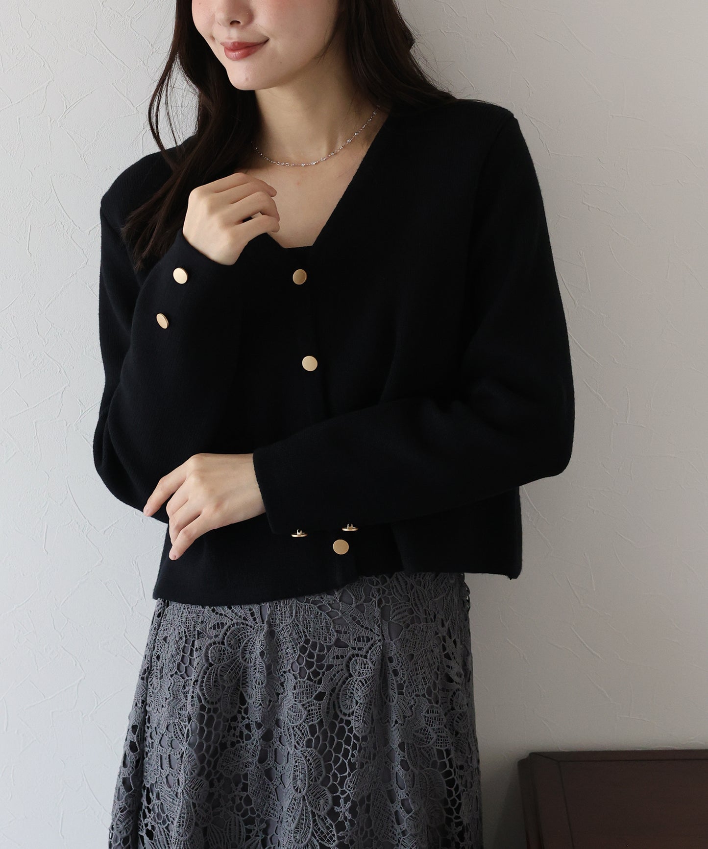 【TIME SALE】Ⅴネックニットジャケット