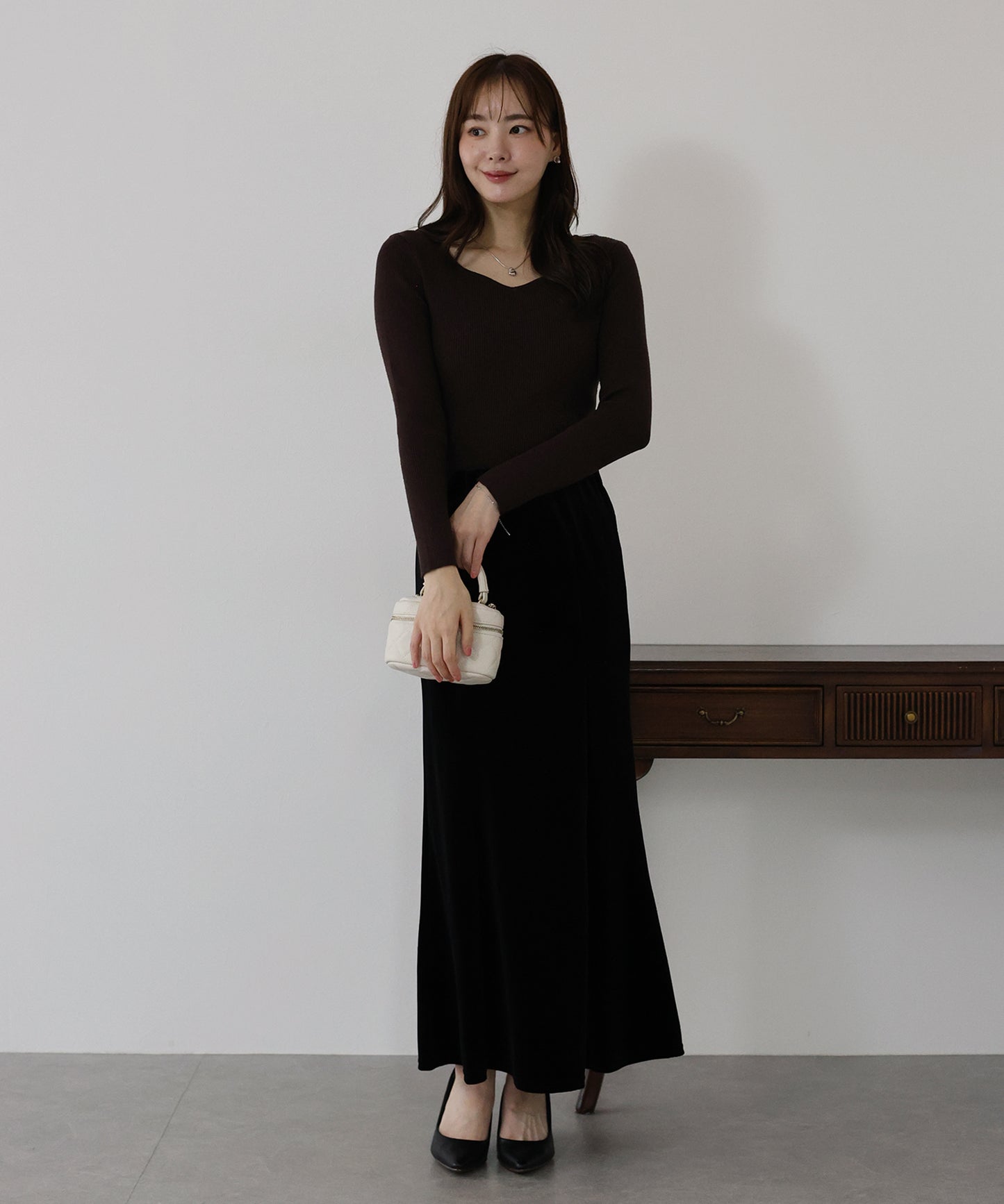 ベロアマーメイドスカート