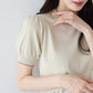 【SALE】配色スカラップニット