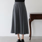 サイドベルトプリーツスカート