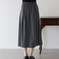 サイドベルトプリーツスカート