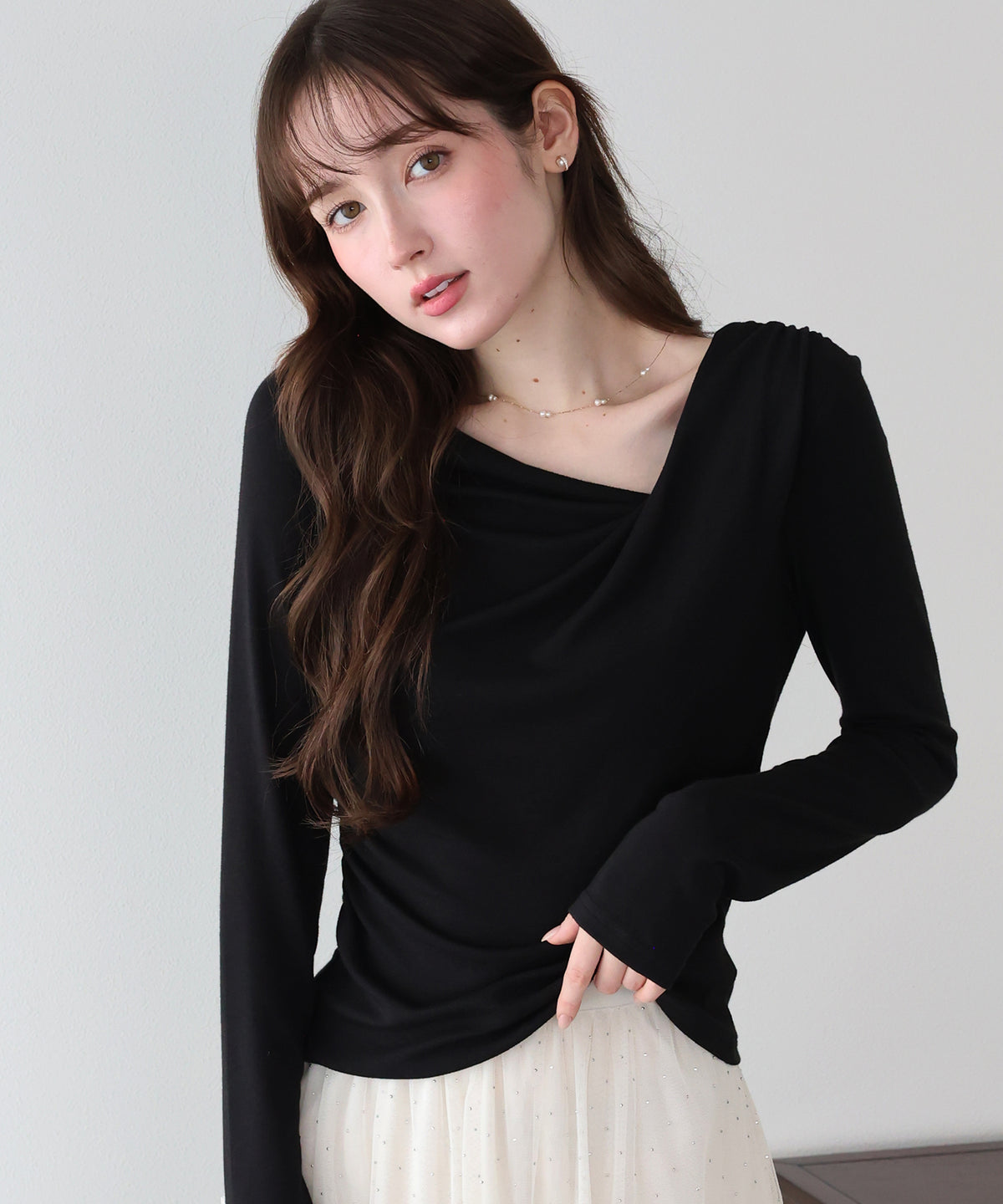 ドレープロングTシャツ【メール便】