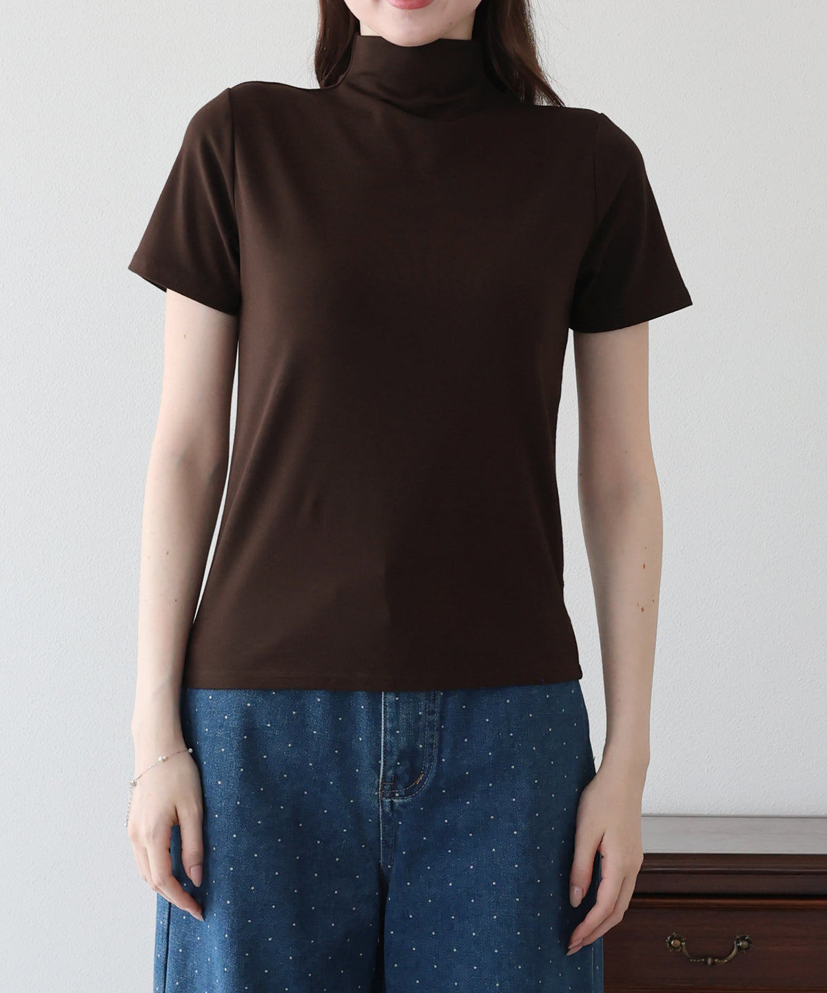 モックネックＴシャツ【メール便】