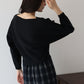 【早割5％OFF】リボンドルマンニット