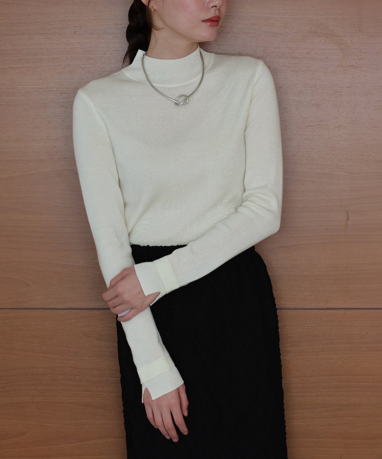 【早割5％OFF】ハイネックニット[ J by blue ]