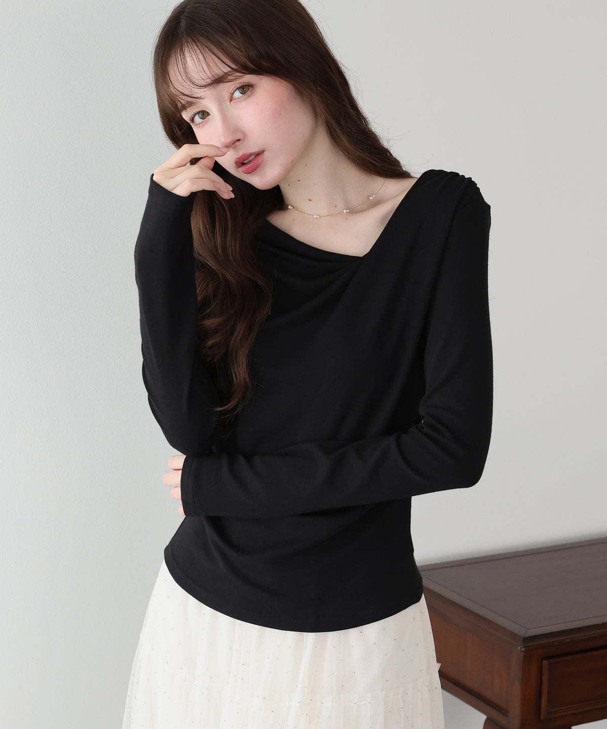 ドレープロングTシャツ【メール便】