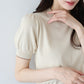 【TIME SALE】配色スカラップニット