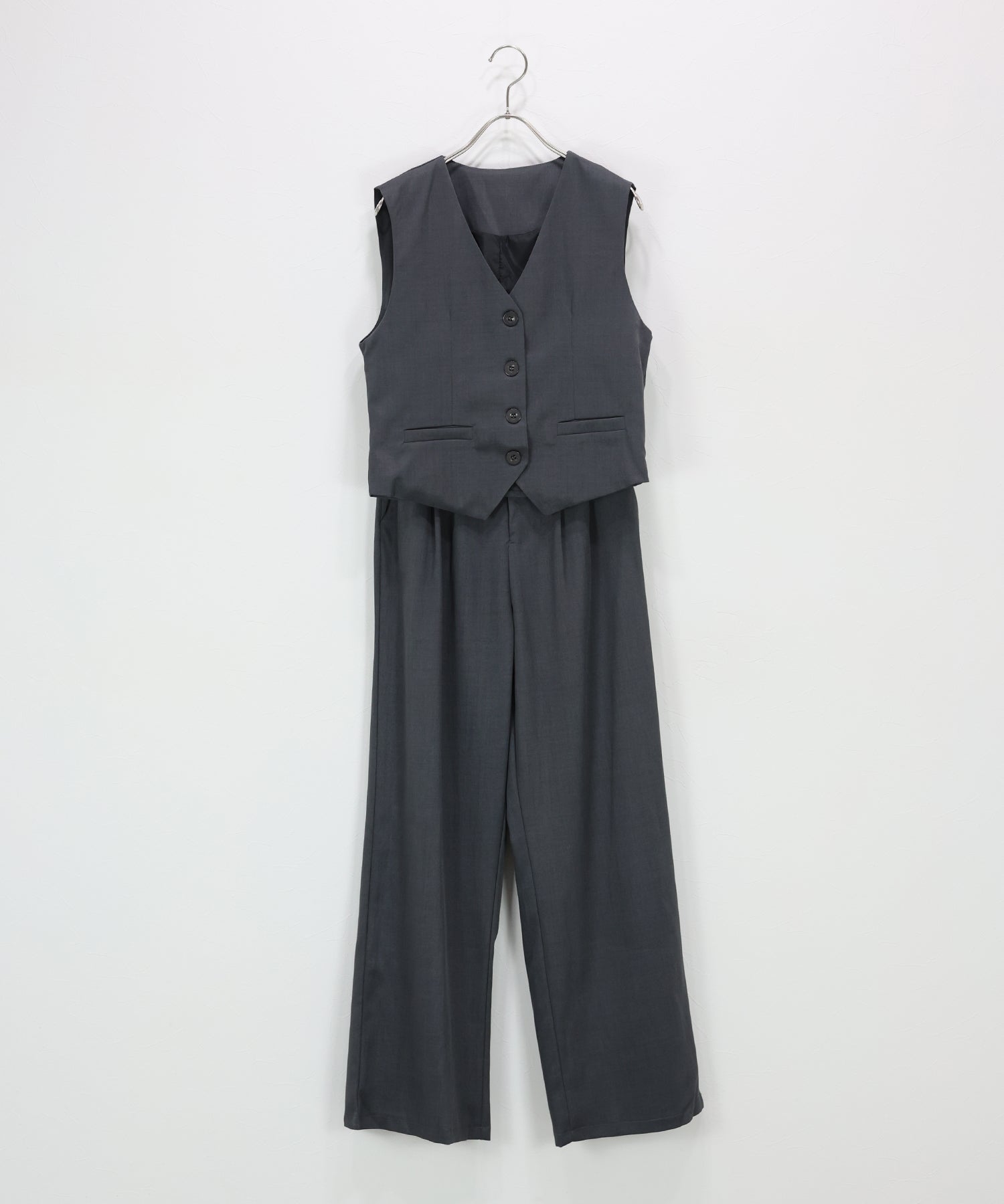 ショートベスト×ワイドパンツ セットアップ – BLUE ONLINE