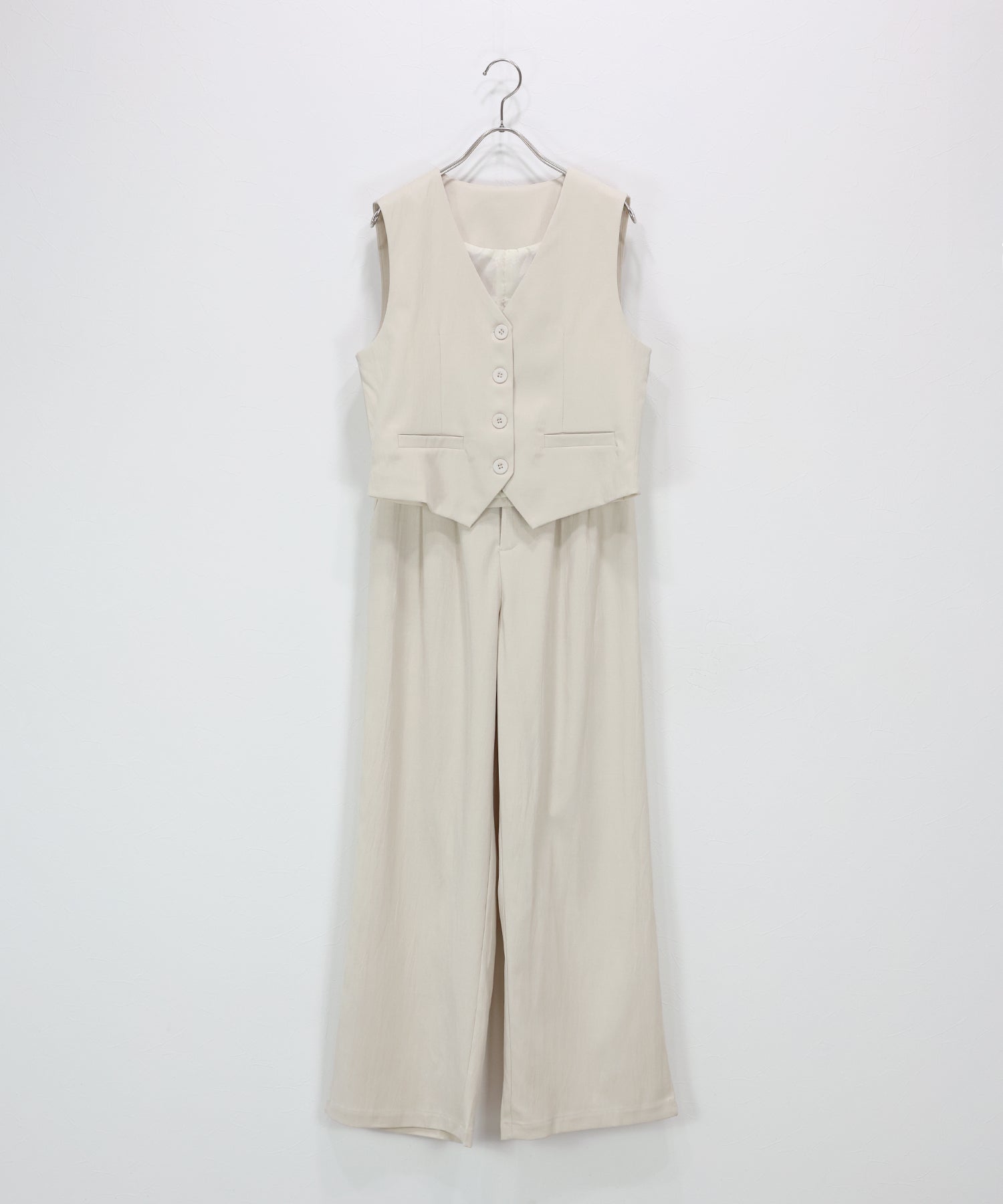 ショートベスト×ワイドパンツ セットアップ – BLUE ONLINE