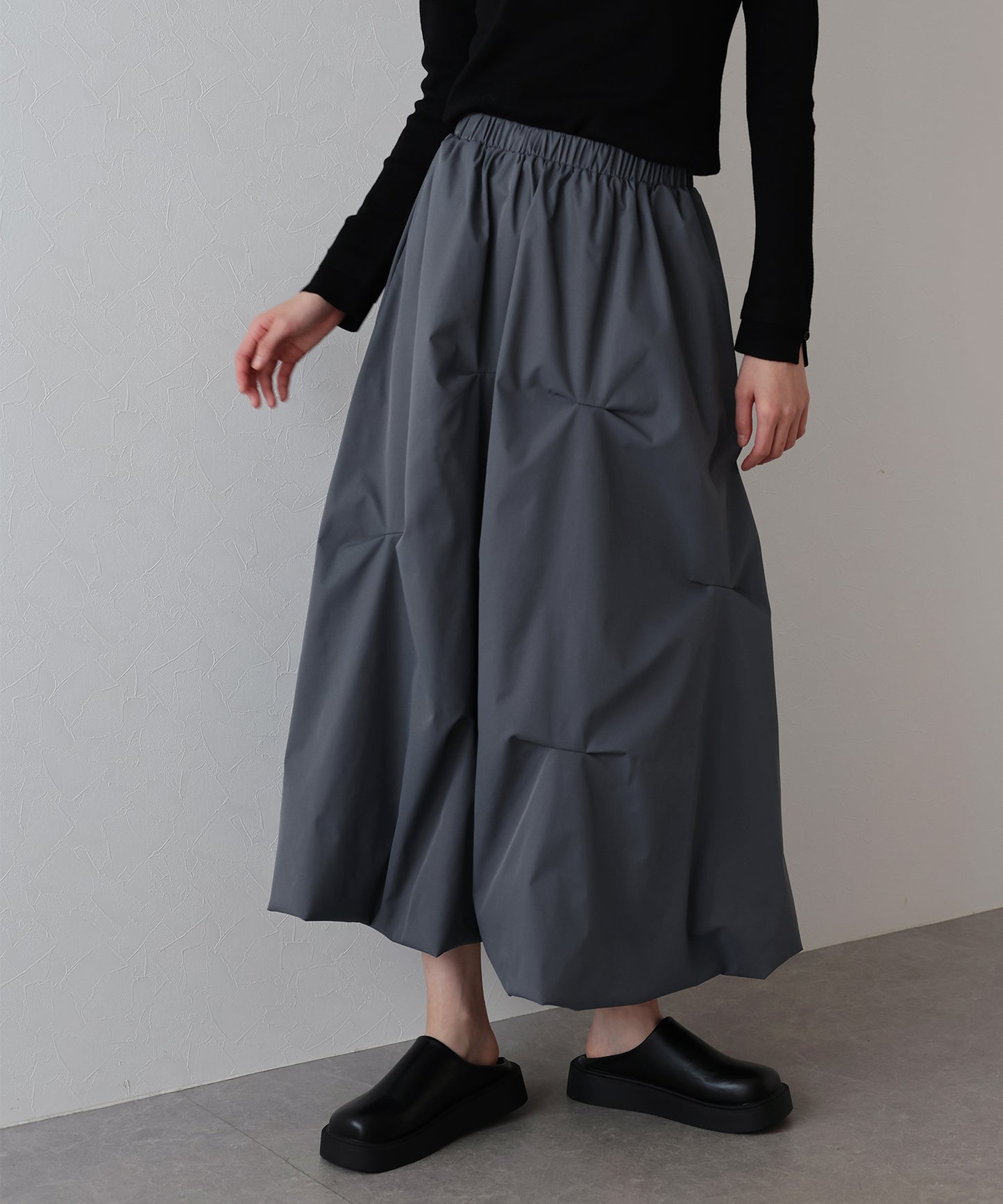 ランダムタックバルーンスカート[J by blue]