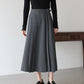 サイドベルトプリーツスカート