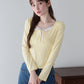 レイヤードヘンリーネックTシャツ【メール便】