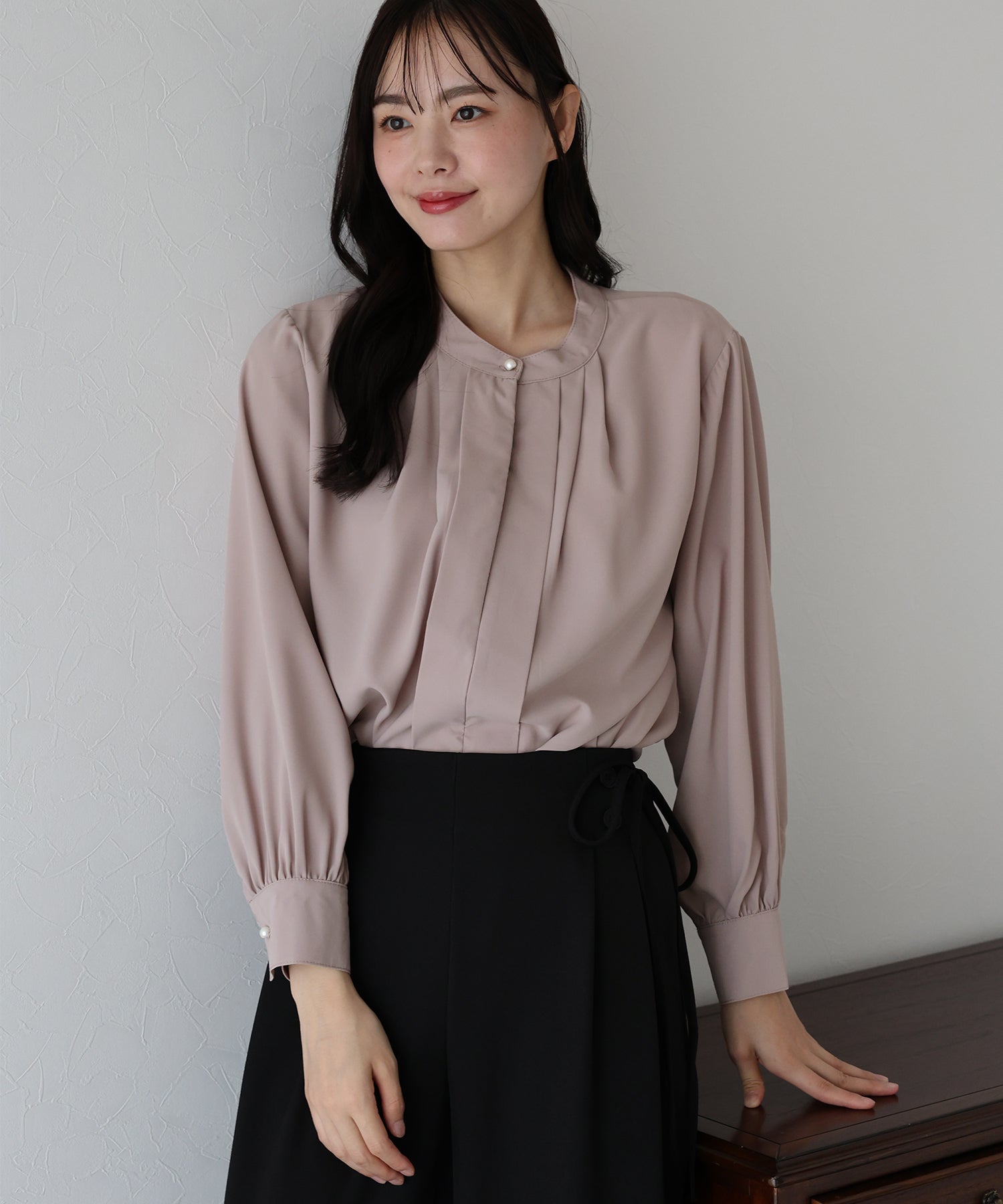 2WAYフロントタックブラウス【ネコポス】 – BLUE ONLINE