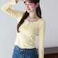【早割5％OFF】レイヤードヘンリーネックTシャツ【メール便】