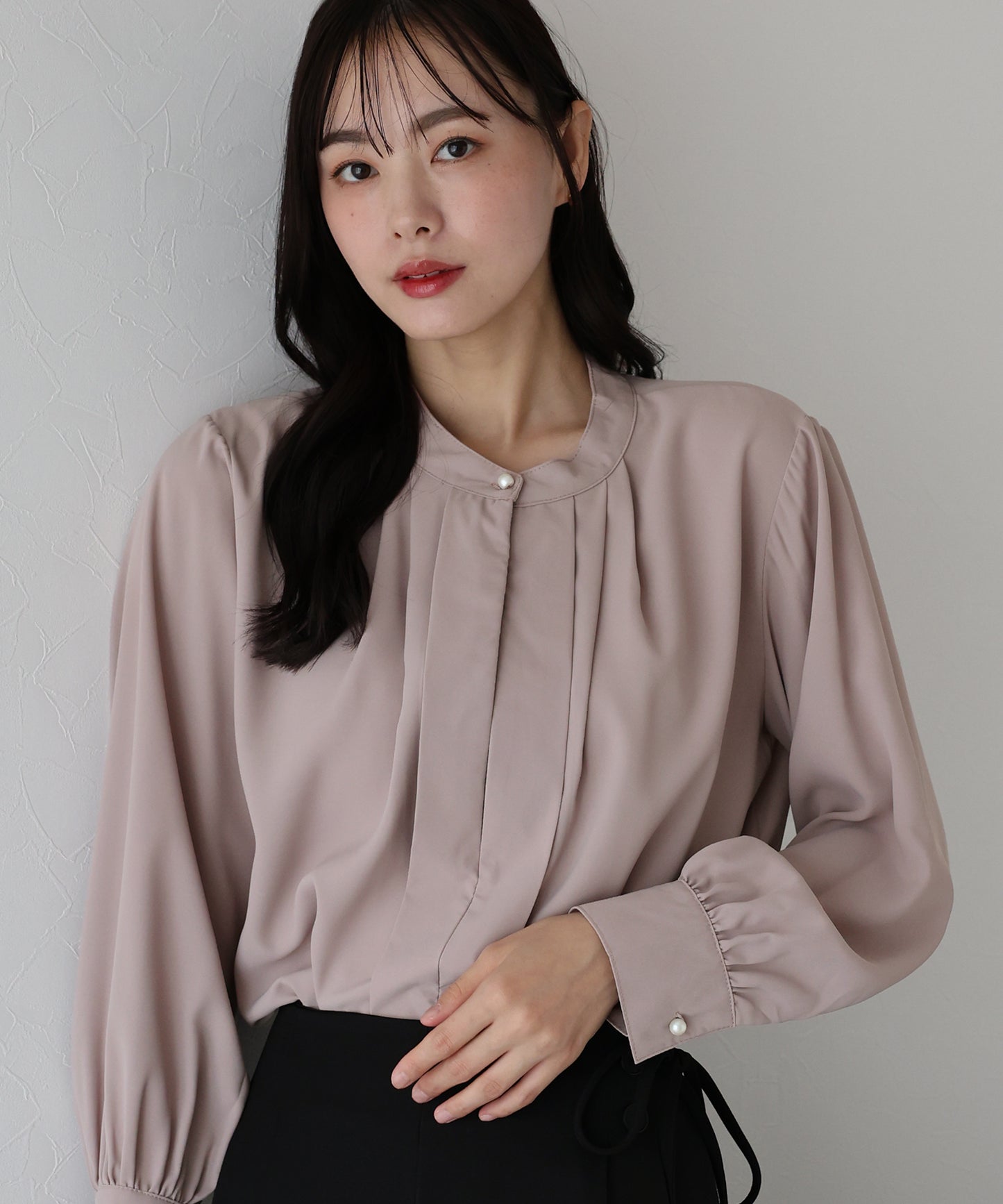 2WAYフロントタックブラウス【ネコポス】