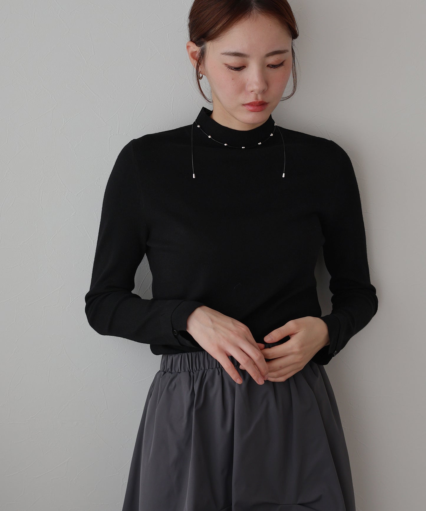 【早割5％OFF】ハイネックニット[ J by blue ]