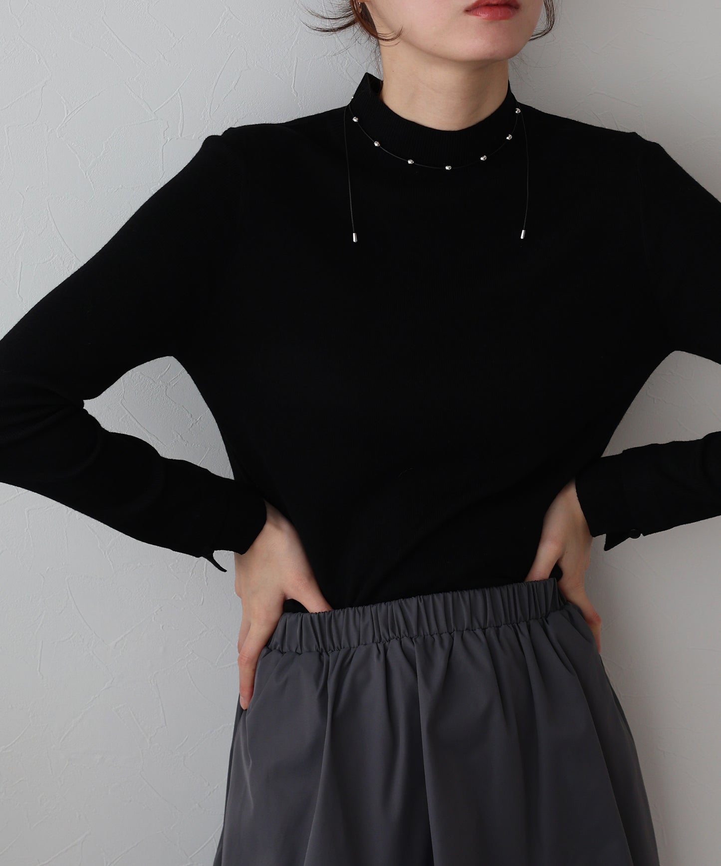 ハイネックニット[ J by blue ]