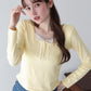【早割5％OFF】レイヤードヘンリーネックTシャツ【メール便】