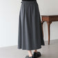 サイドベルトプリーツスカート