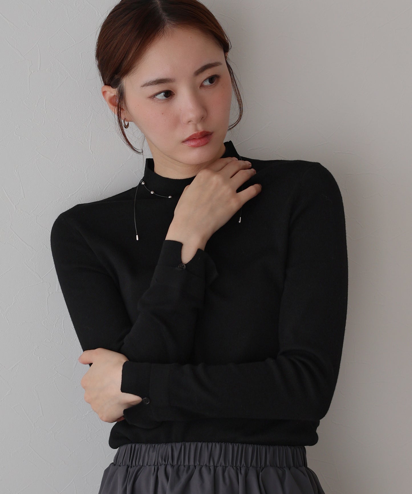 【早割5％OFF】ハイネックニット[ J by blue ]