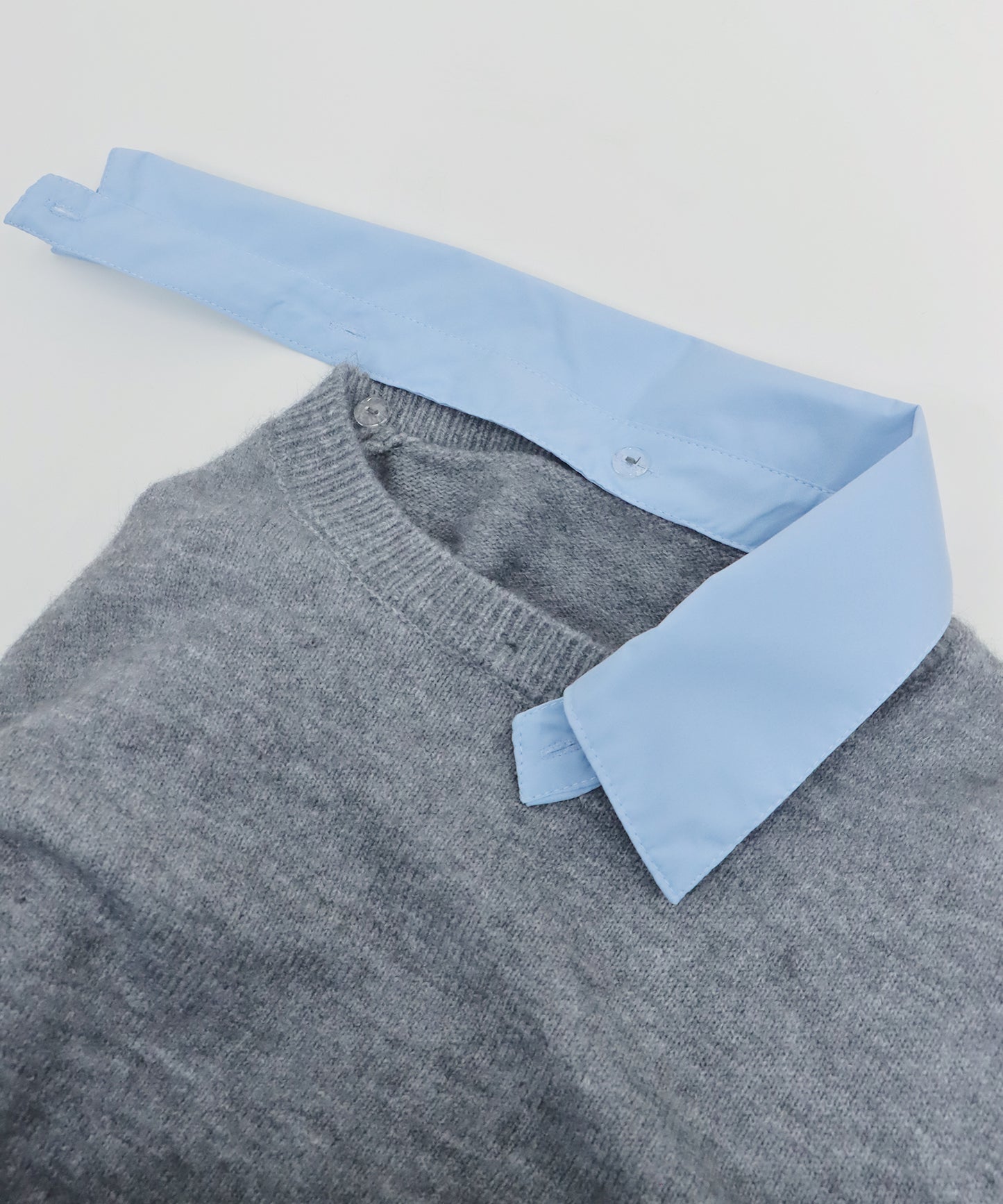 シャツドッキングニット