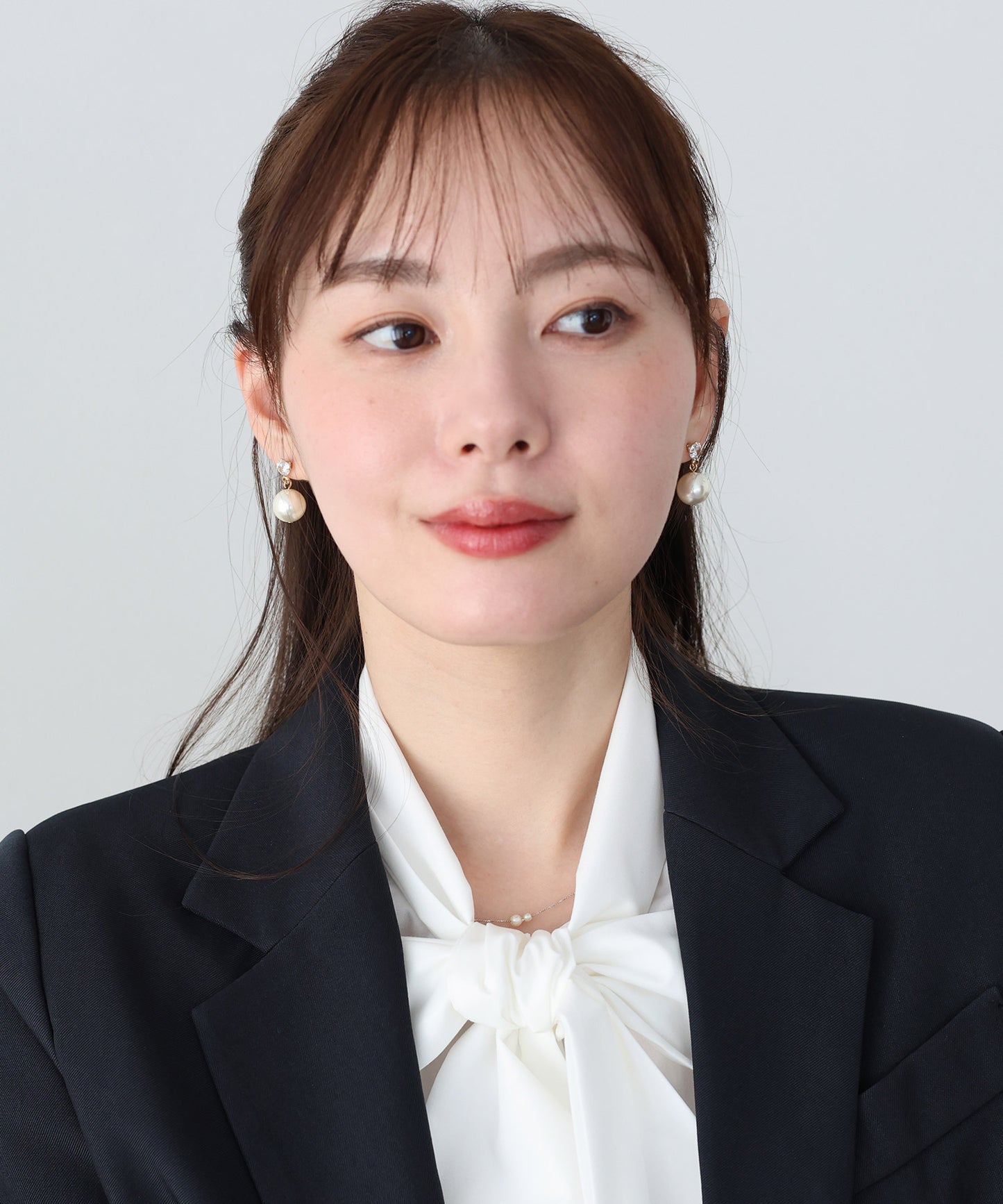 【早割5％OFF】ジルコニアパールピアス【ネコポス】