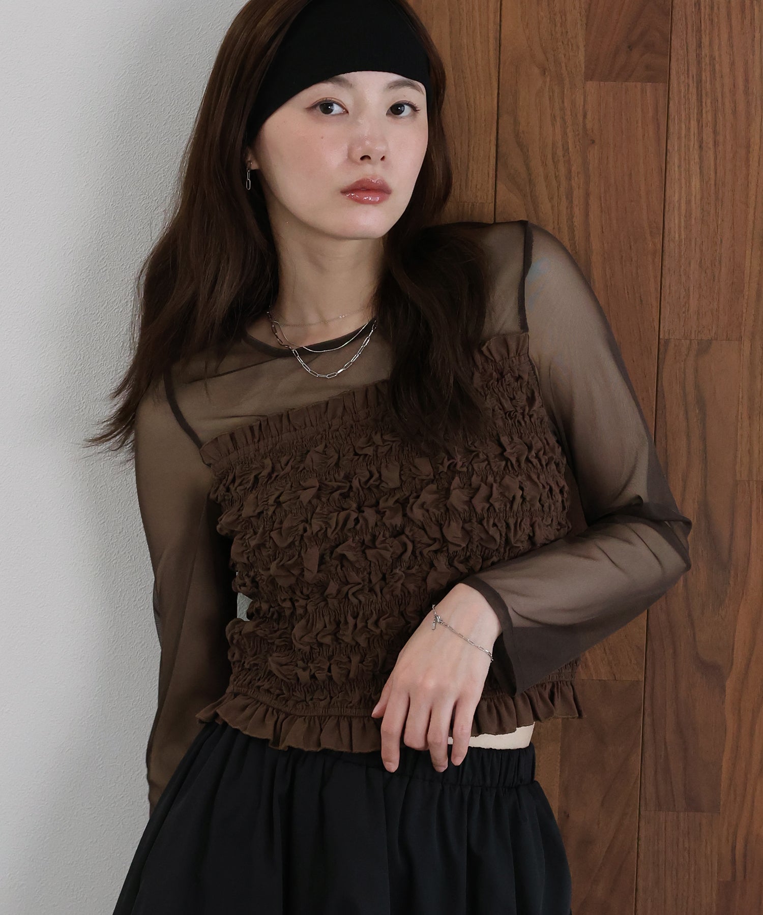 【新品】シャーリングドッキングカットソー アプワイザーリッシェ サイズ2 早割5％OFF】シャーリングビスチェドッキングカットソー – BLUE ONLINE