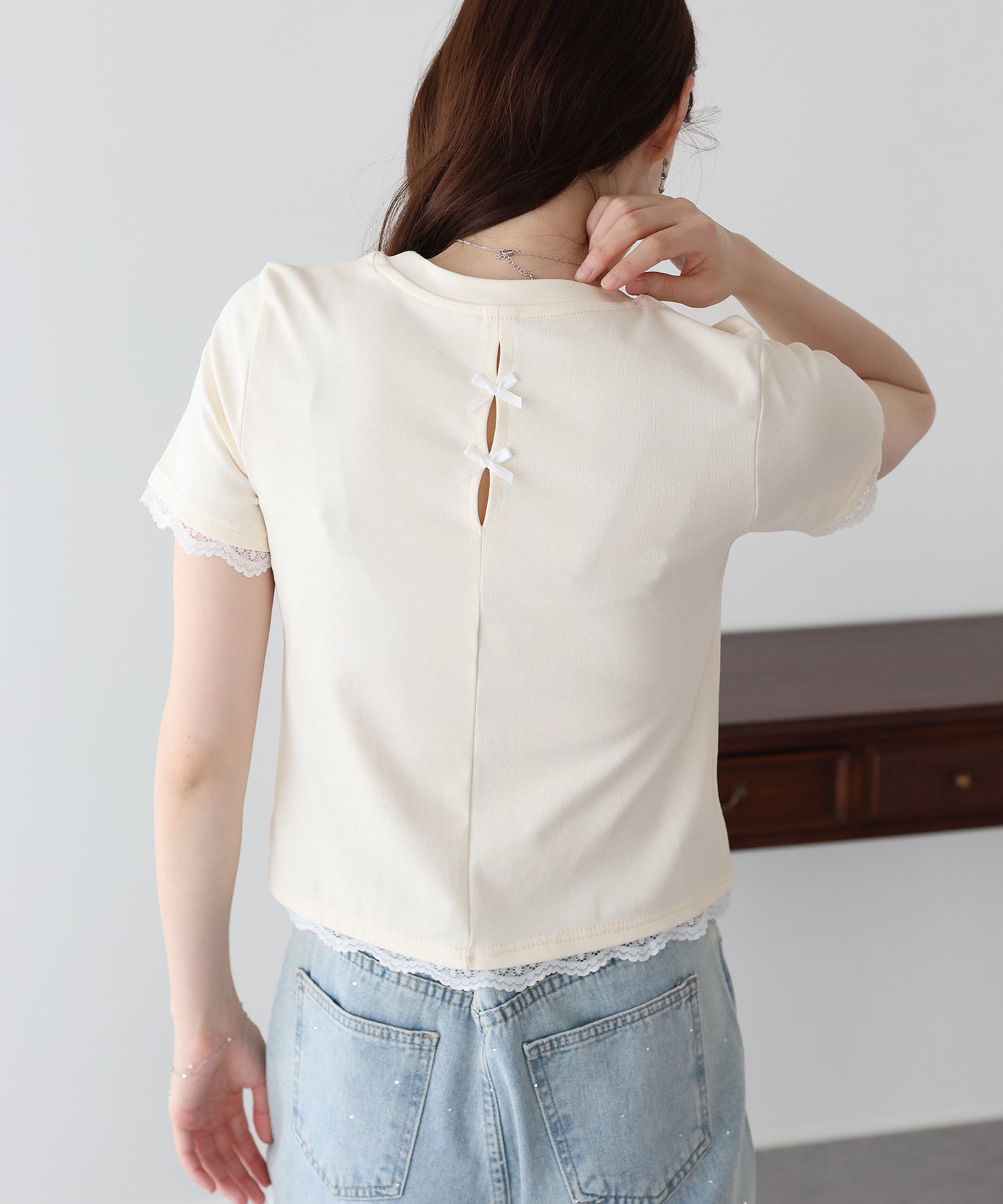 レースドッキングTシャツ【メール便】