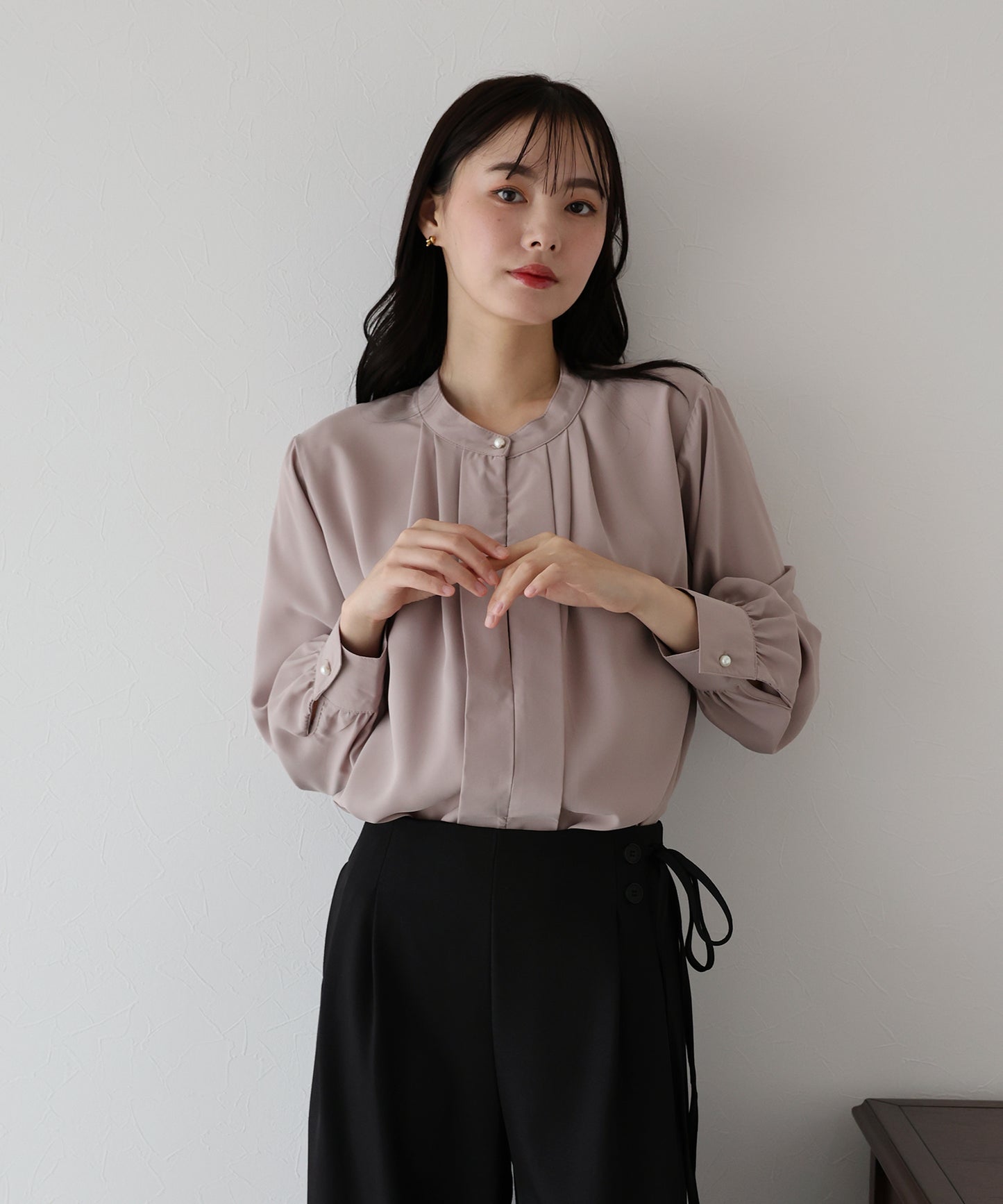 2WAYフロントタックブラウス【ネコポス】