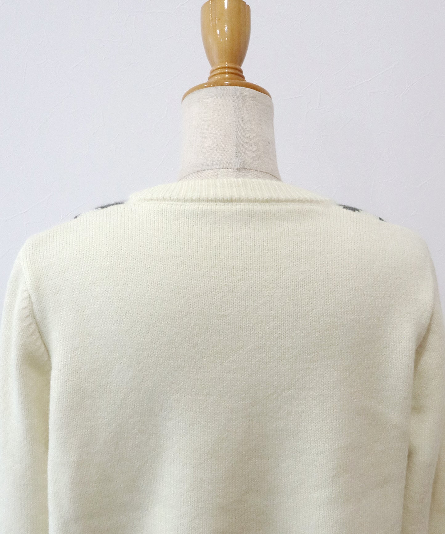 アーガイル柄カーディガン