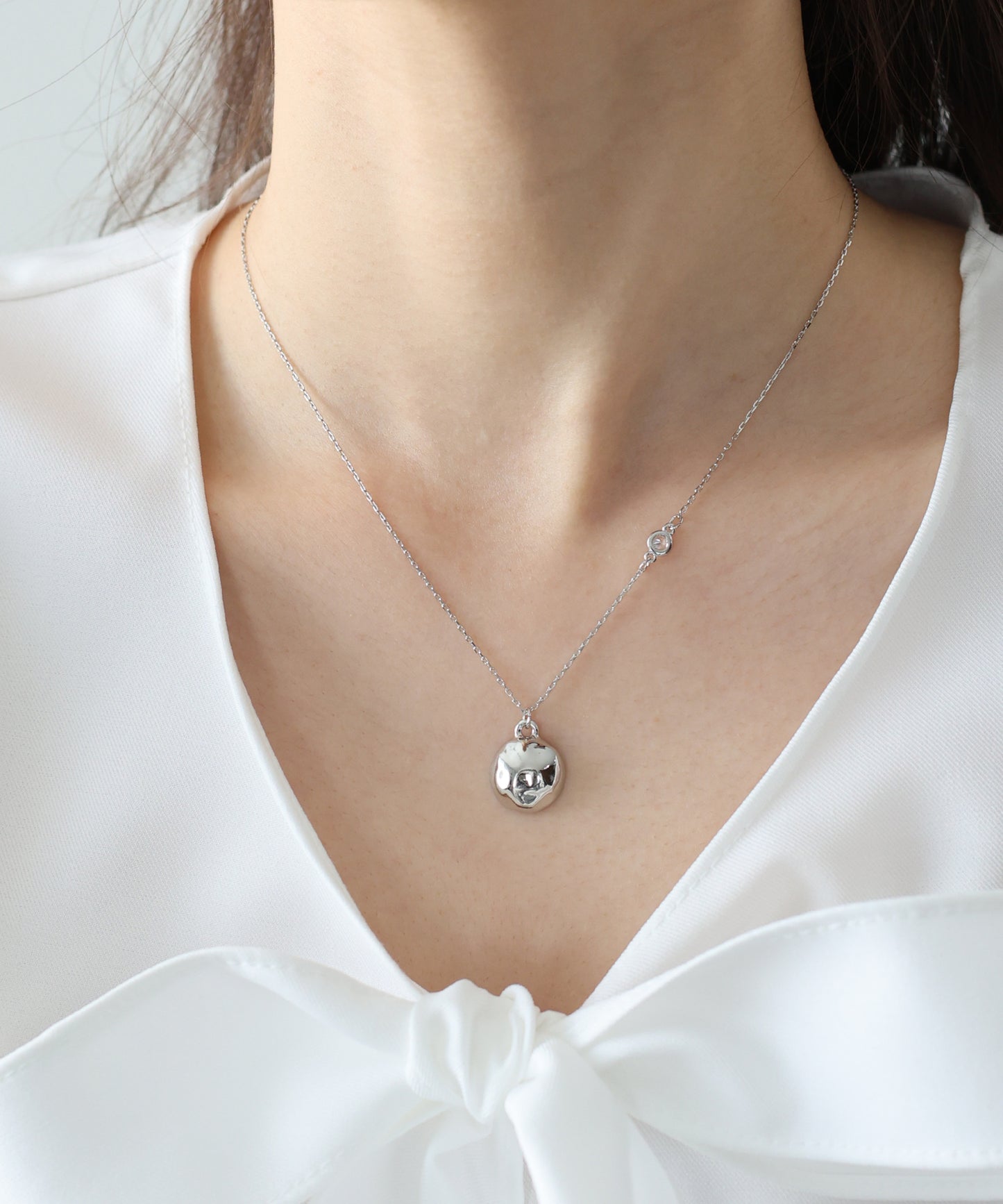 【早割5％OFF】ニュアンスモチーフネックレス/ニッケルフリー