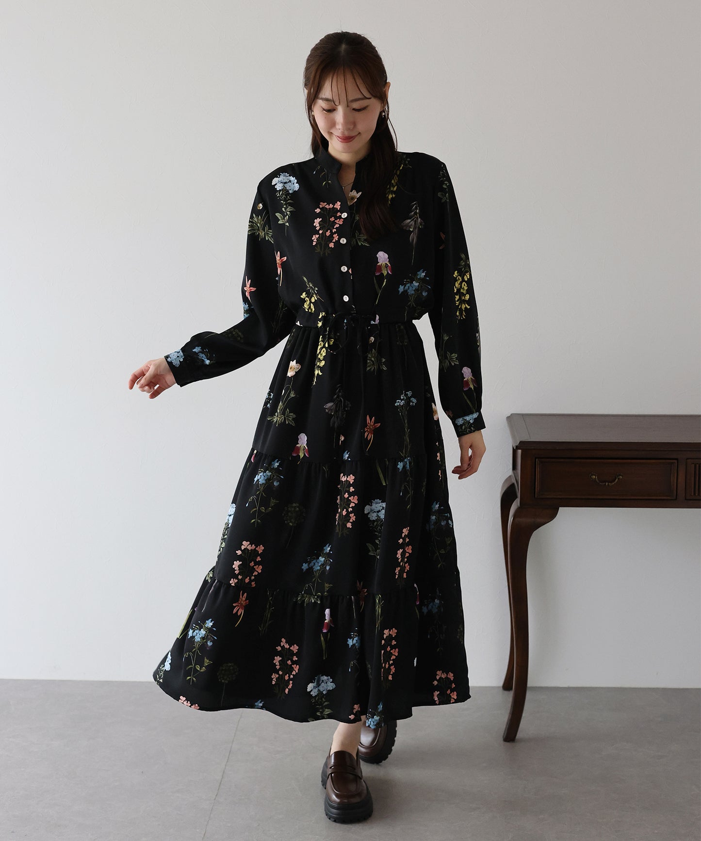 【TIME SALE】ティアードワンピース