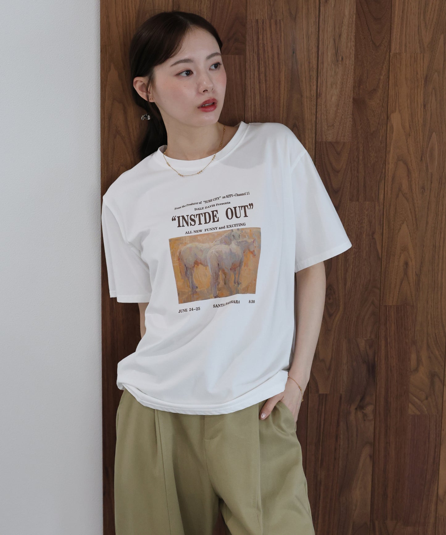 ホースグラフィックTシャツ【ネコポス】
