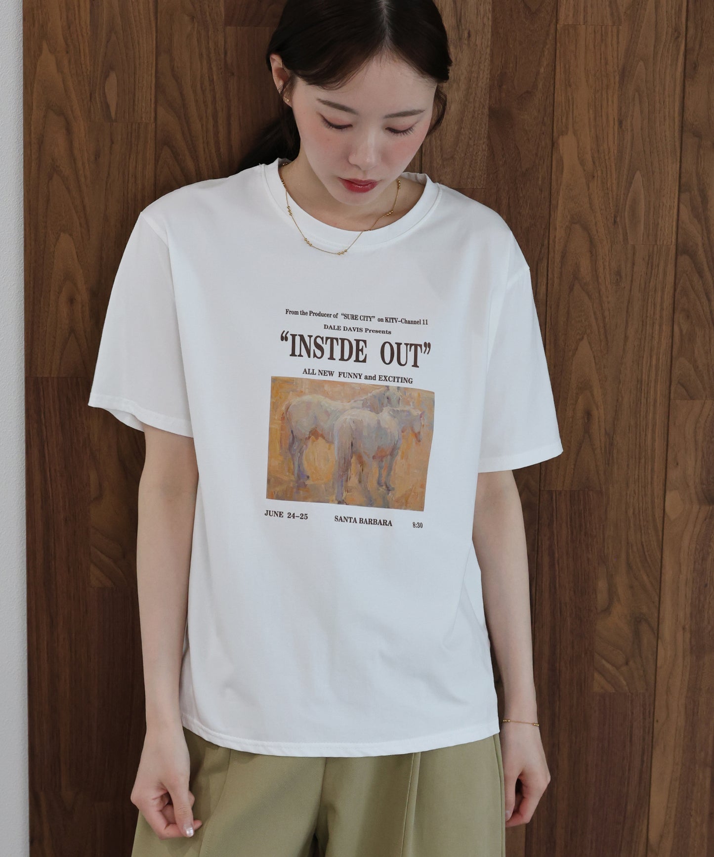 ホースグラフィックTシャツ【ネコポス】