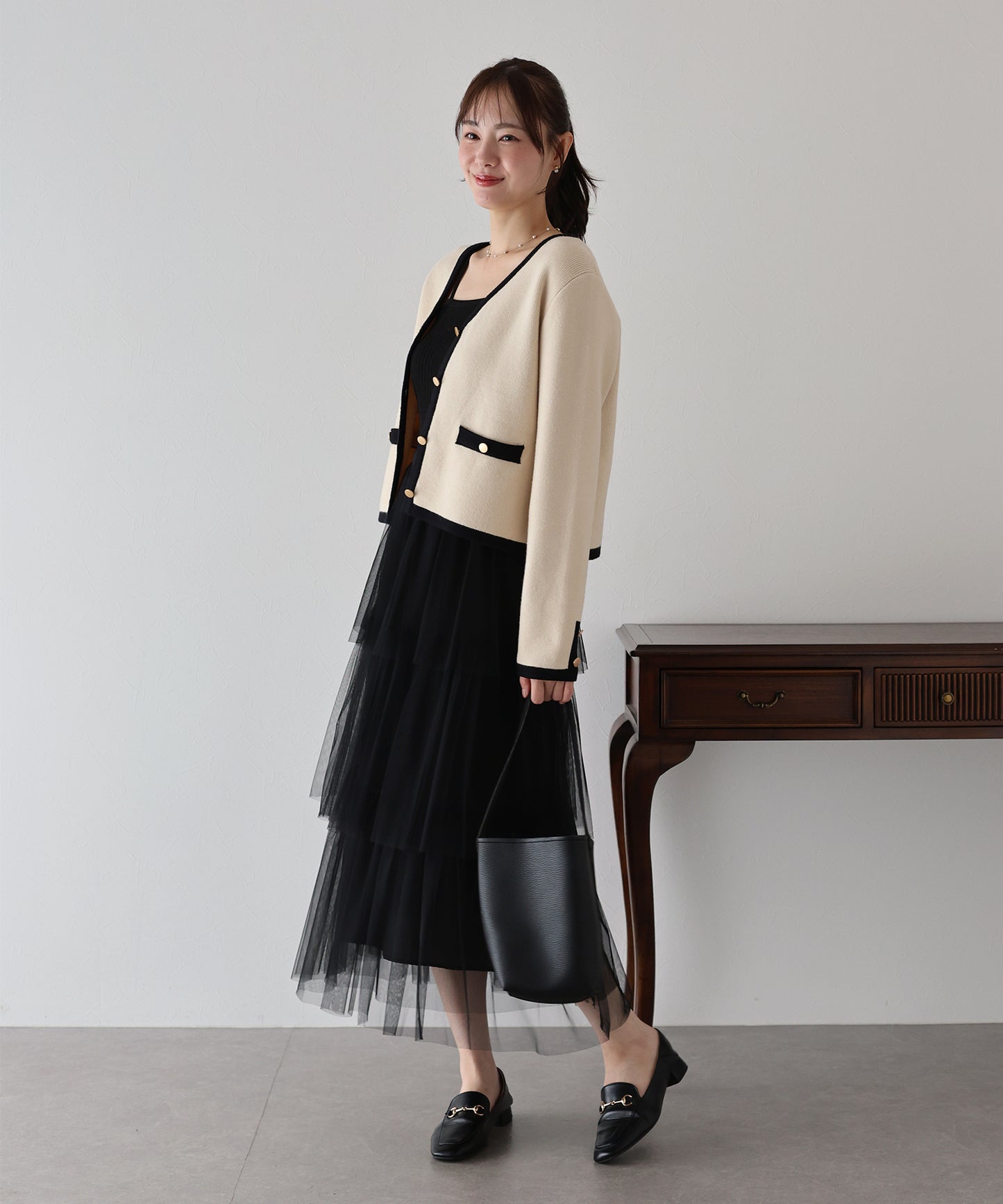 【TIME SALE】Ⅴネックニットジャケット