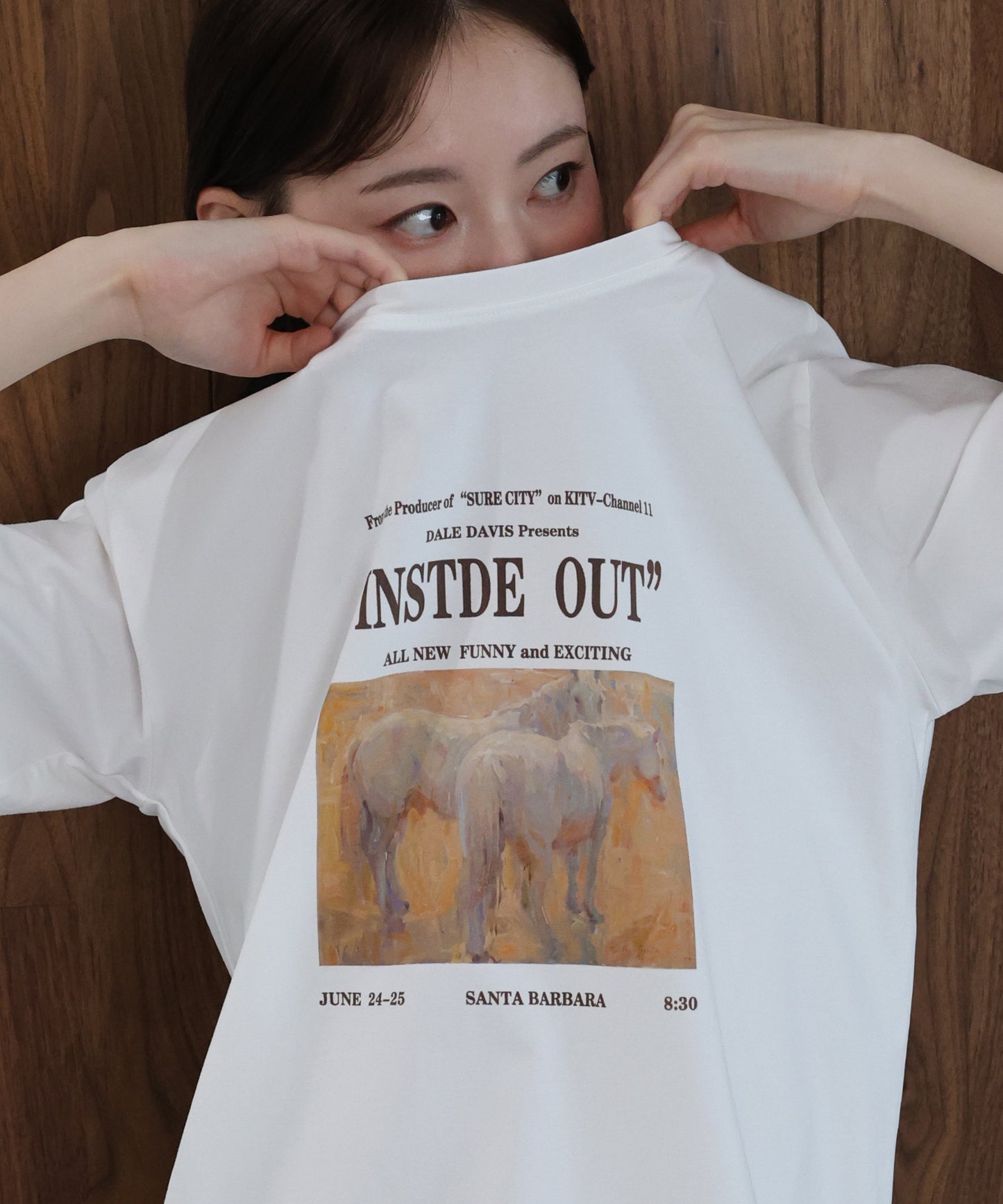 ホースグラフィックTシャツ【ネコポス】