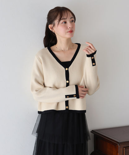 【TIME SALE】Ⅴネックニットジャケット