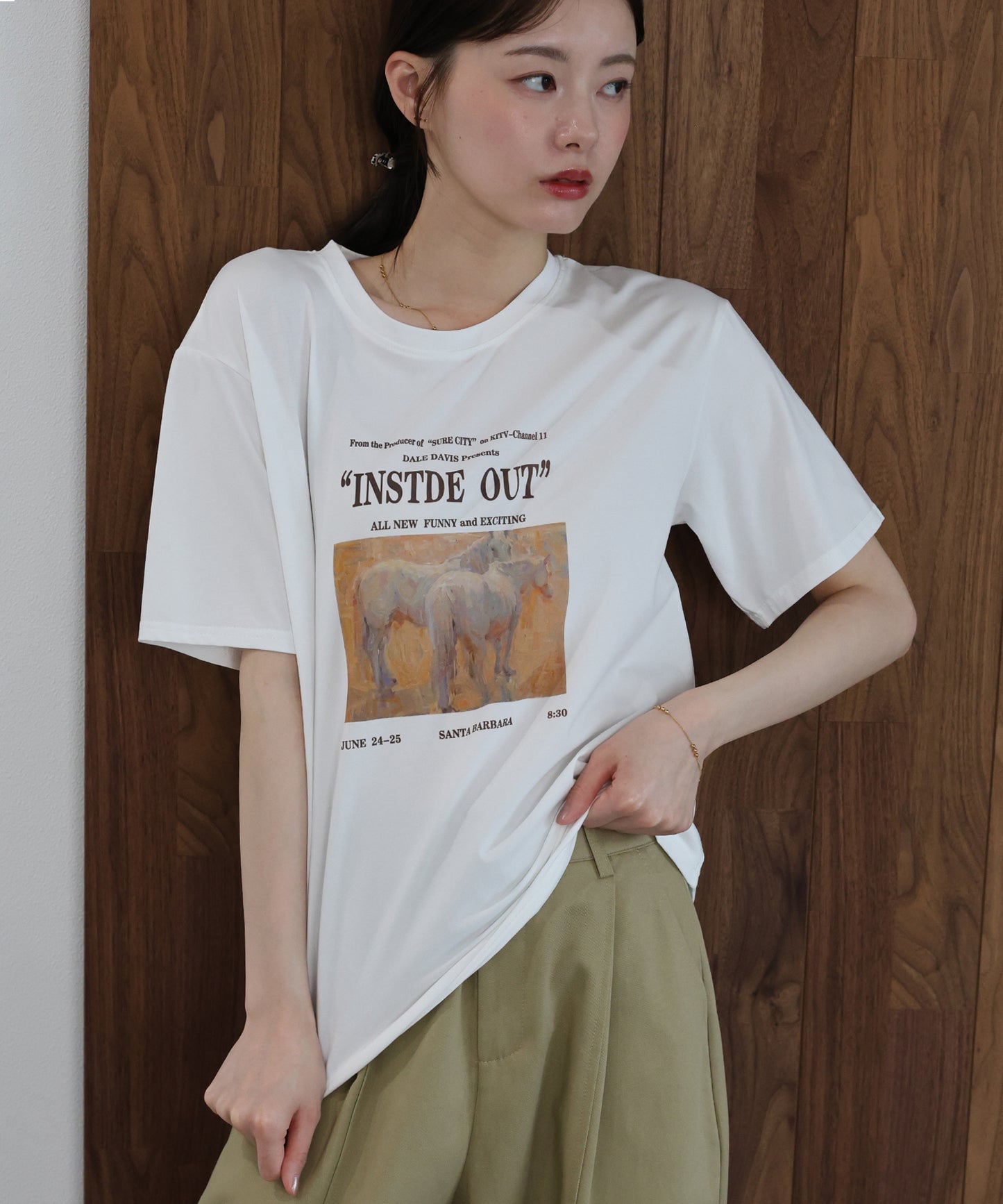 ホースグラフィックTシャツ【ネコポス】