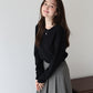 【早割5％OFF】ウール混クルーネックニット