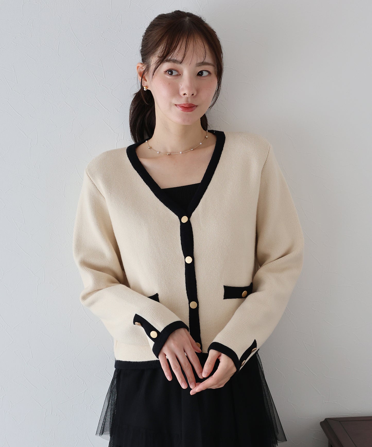 【早割5％OFF】Ⅴネックニットジャケット