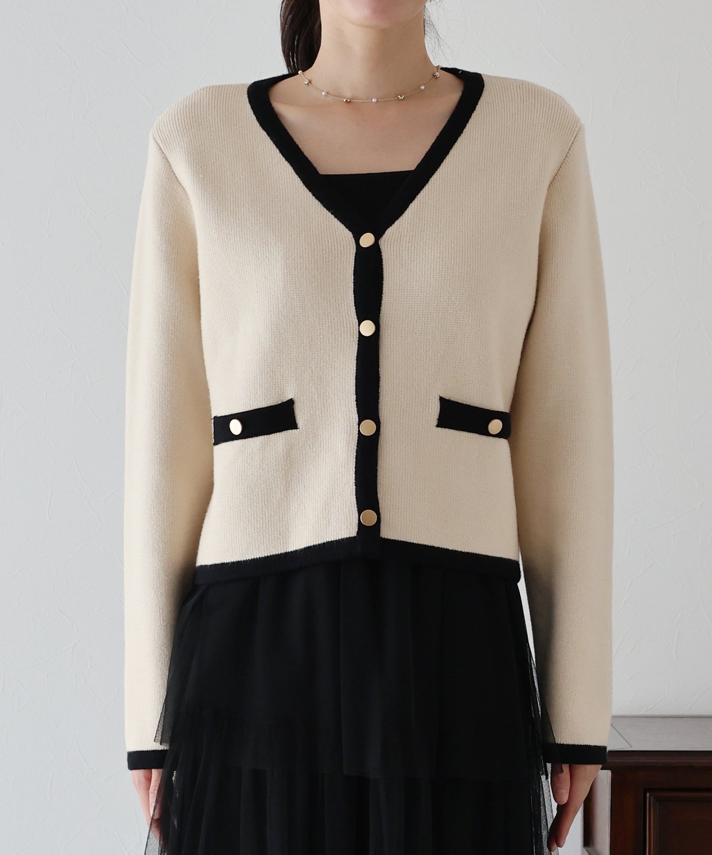 【TIME SALE】Ⅴネックニットジャケット
