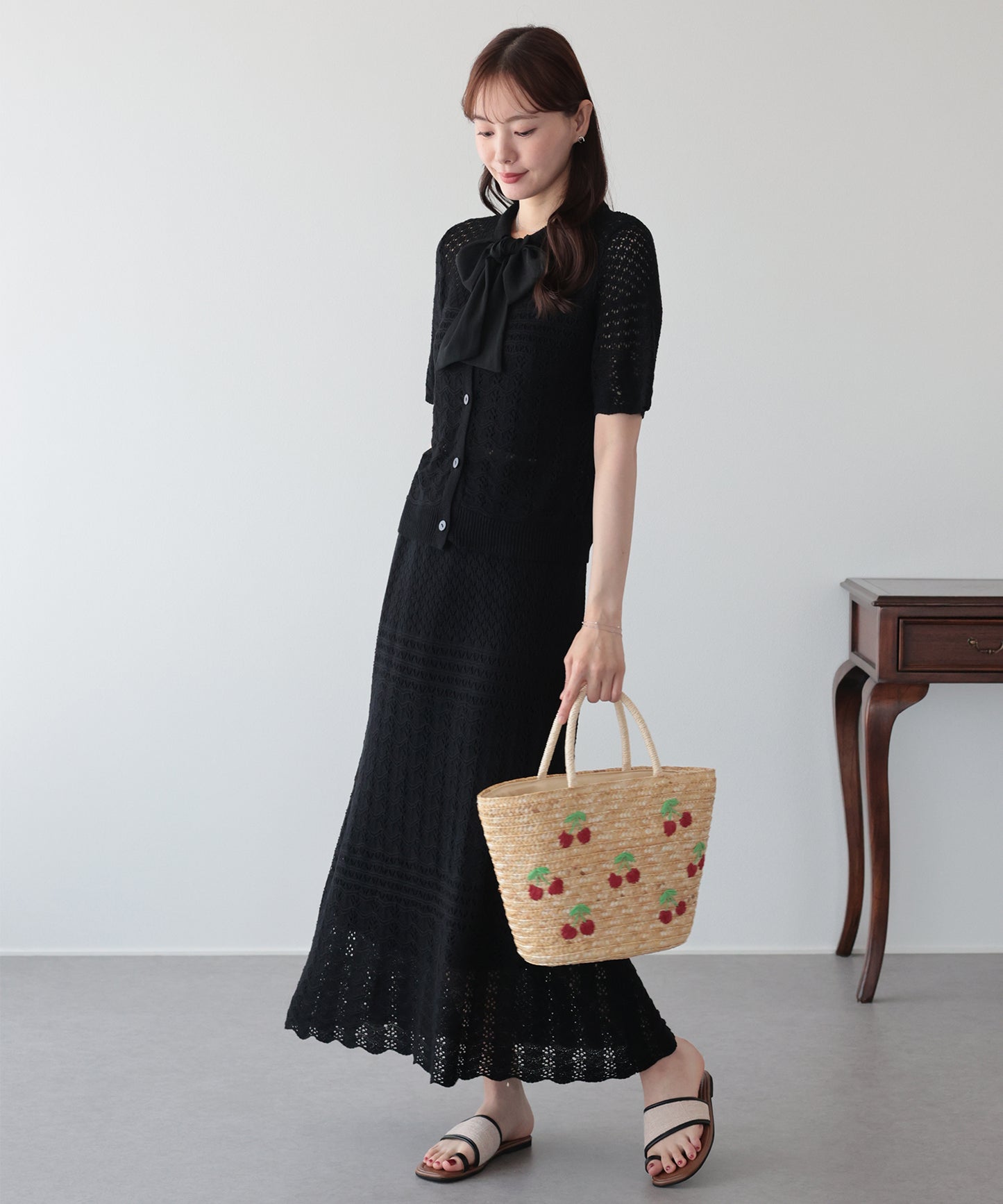 【早割5％OFF】クロシェニットセットアップ