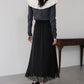 【早割5％OFF】レース切替サテンマーメイドスカート